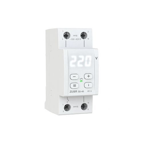 Реле напряжения ZUBR D2-40 1ф 40А