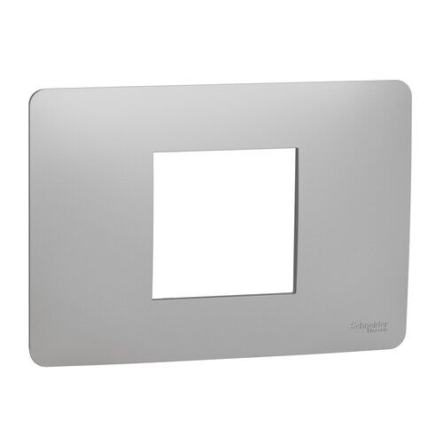 Рамка 2-модульная алюминий Studio Unica New