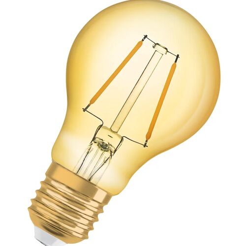 Вінтажна  лампа 2,5W/824230V E27 Vintage 1906 Classic A 22 Filament Gold LEDVANCE
