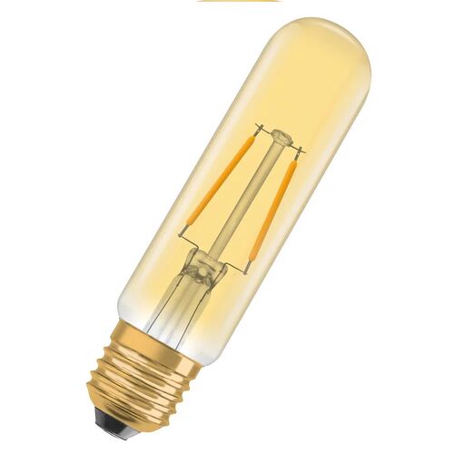 Вінтажна  лампа  2,5W/820 230V E27 Vintage 1906 Tubular 20 Filament Gold LEDVANCE