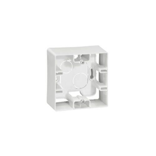 Коробка накладного монтажа 1-пост Etika (белый) 672510