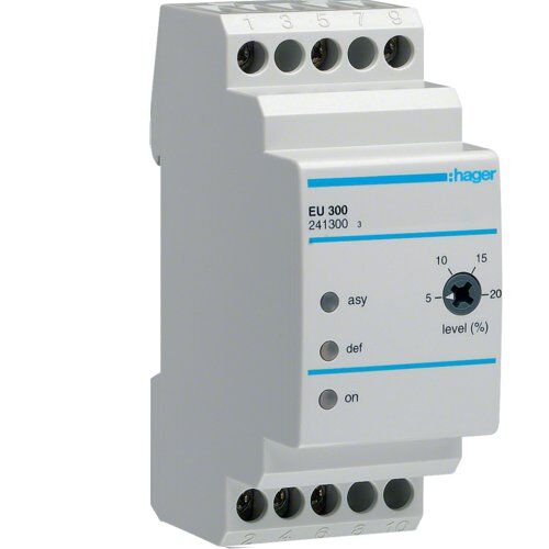 Реле контроля фаз многофункциональное 3-фазное 2-модуля HAGER