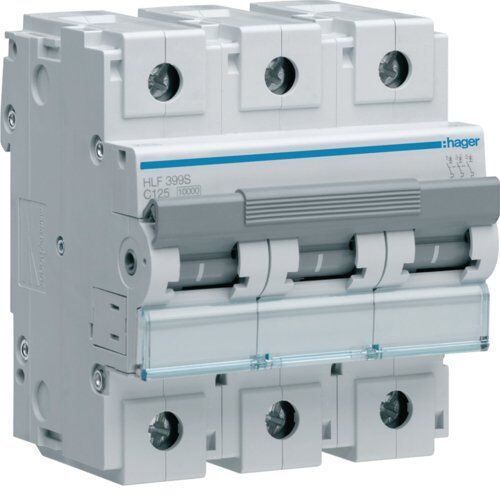 Автоматичний вимикач 125 А 3-полюса "С" 10 kA 4,5-модуля HAGER