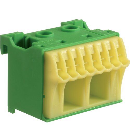 Блок PE-клем QiuckConnect PE-клема 2x16мм2+8x4мм2 ширина 45мм HAGER