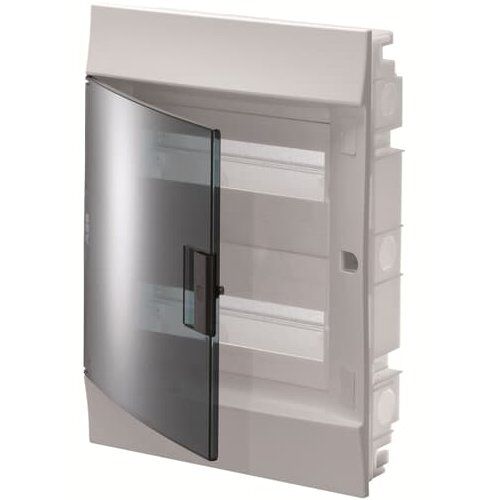 Малый распределительный щит 36M 2ряд IP41 Mistral встраиваемый, прозрачная  дверь, с клеммными колодками 42 подкл. ABB