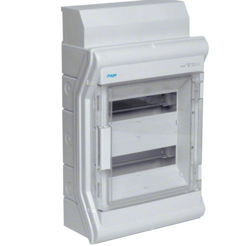 Щиток накладной на 24(28) модулей с прозрачной дверкой IP65 VECTOR HAGER