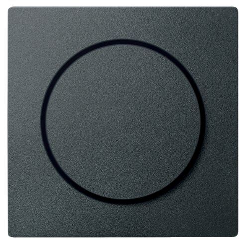 Центральна плата з поворотною рукояткою світлорегулятора SM Антрацит Merten System M