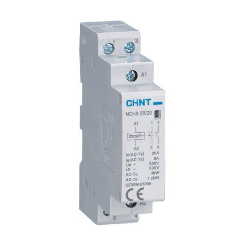 Модульный контактор NCH8-20/20 2P 20A CHINT Electrics