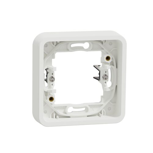Рамка 1-постоваяс винтами Белая Mureva Styl  Schneider Electric
