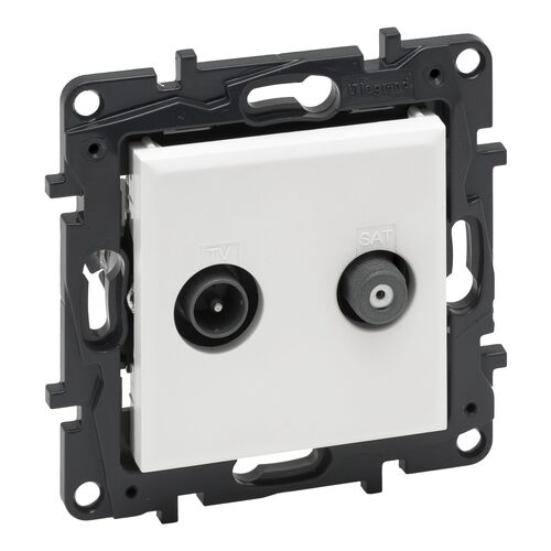 NILOE STEP Розетка TV-SAT "зірка", колір Білий