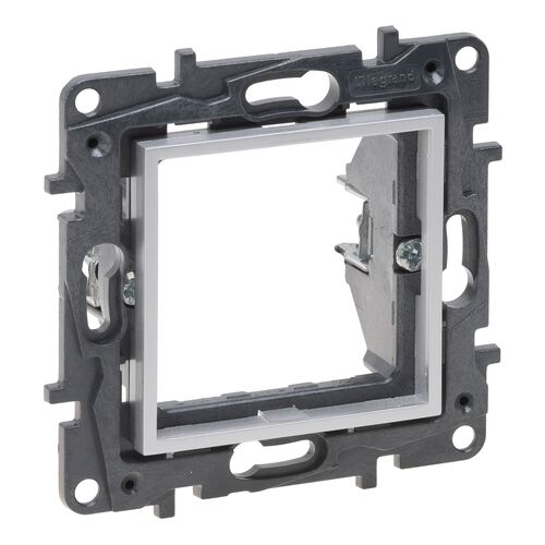 NILOE STEP Адаптор для встановлення механізмів 45х45мм MOSAIC, колір Алюміній