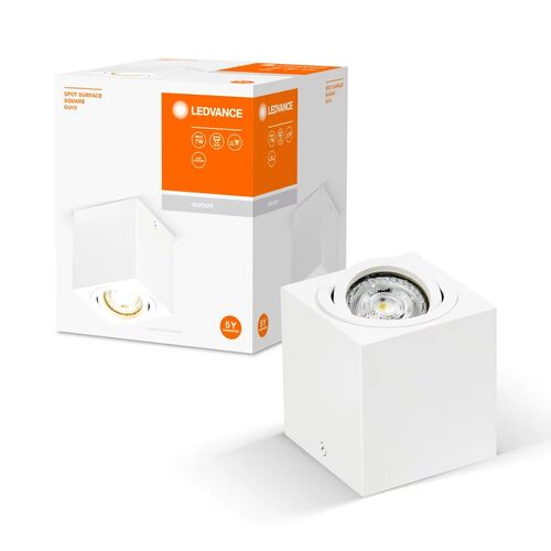 Spot Surface Square White GU10 230 V IP20 потолочный светильник направленного света: Коридоры, Гостиные, Спальни, Кухни, Офисы LEDVANCE фото 1