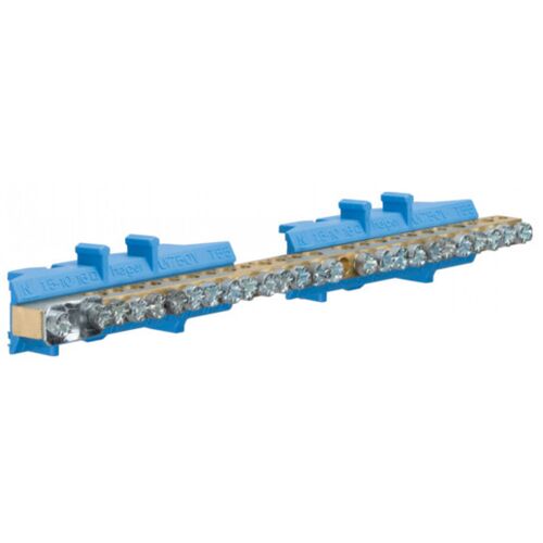 Клема нейтральна з тримачем 1х25+11x16+13x10мм2