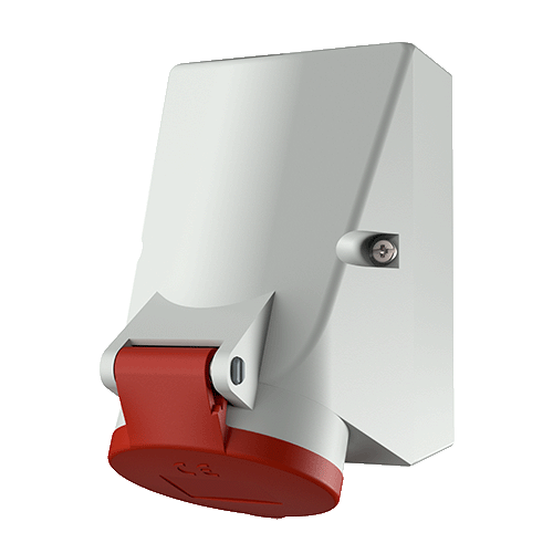 Силовий роз'єм 16A7P 6H400V настінна розетка IP44 Меннекес