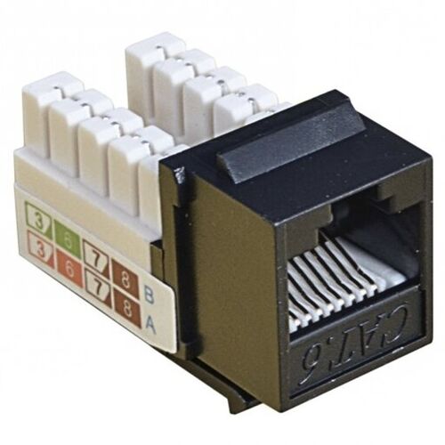 Модуль KeyStone RJ45 UTP, кат.6 (чорний)