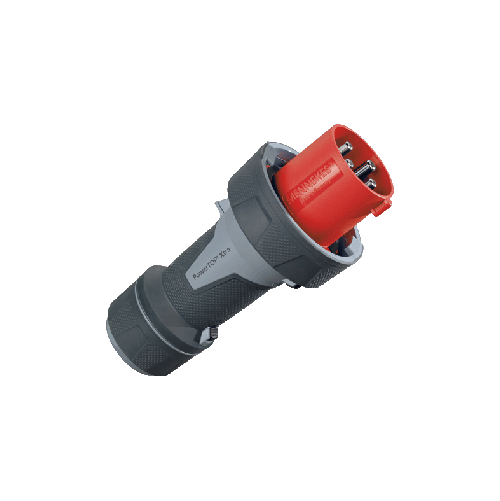 125A 4P 6H400V штекер PowerTOP Xtra з гумовим покриттям IP67