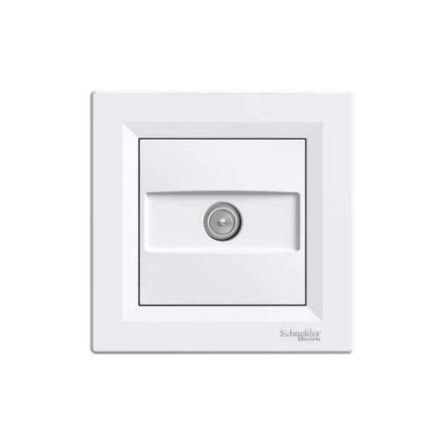 Розетка телевізійна SAT кінцева (1 2Дб) Asfora (білий)