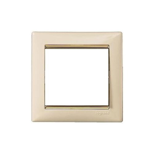 Рамка 1 пост Слонова кістка/золото Valena