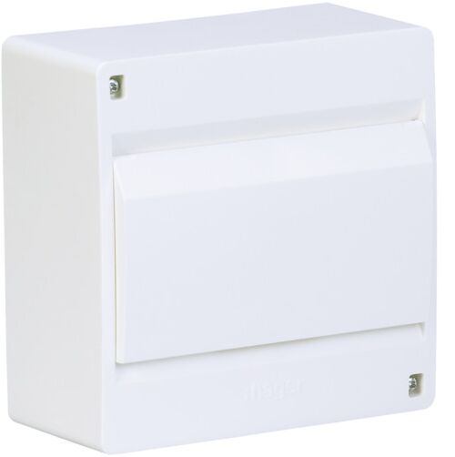 Щит накладний Hager COSMOS 8 мод. біла дверка