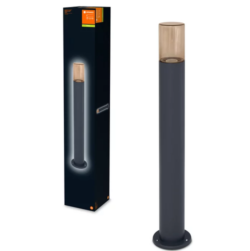ENDURA Classic Pipe 80cm Post E27 Янтарный Amber IP44 Парковый светильник-столбик Вход, Дворики, Балконы, Дорожки LEDVANCE фото 1