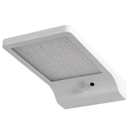 DOORLED SOLAR WT LEDV 3 Вт 320 лм Белый Уличный светодиодный светильник на солнечных батареях + датчик движения + дневного света. Зарядка аккумулятора через солнечную панель IP44