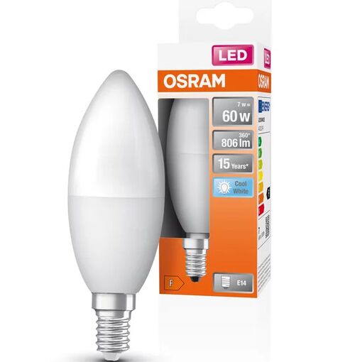 LED Лампа Свечка 7,5W/840 230V E14 LED Star Classic B 60 Frosted LEDVANCE