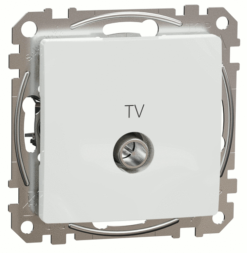 Розетка TV концевая 4dB, Sedna Design (Белый)