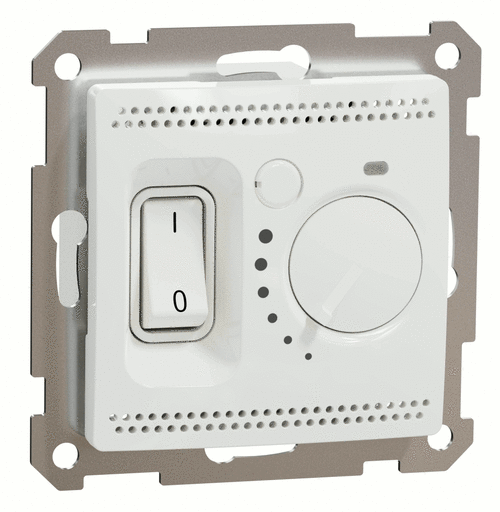 Терморегулятор для теплого пола 10А (5…50C°) с датчиком 4м, Sedna Design (Белый)