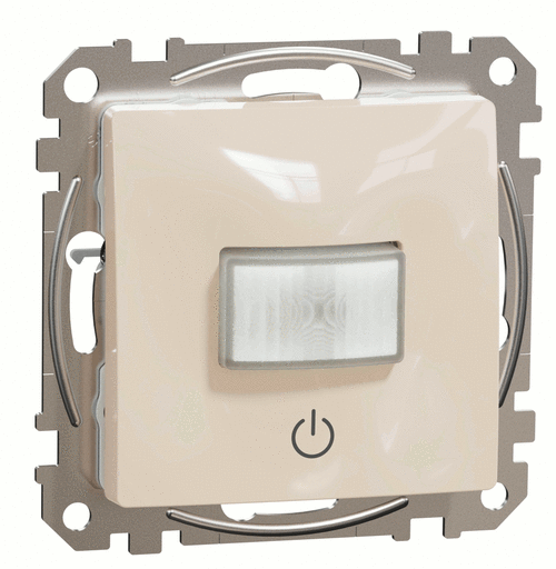 Датчик движения 10А (регул. 1-30хв, 8м, 160гр.), Sedna Design (Бежевый)