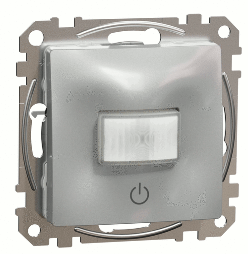 Датчик движения 10А (регул. 1-30хв, 8м, 160гр.), Sedna Design (Алюминий)