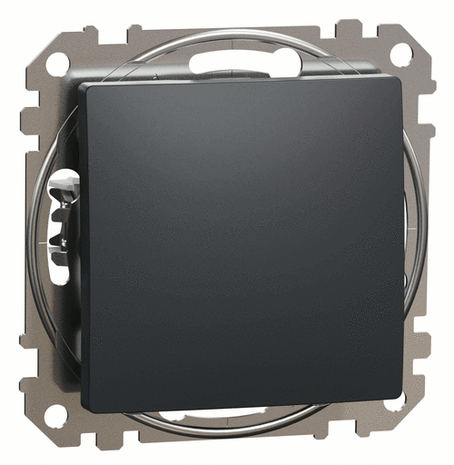 Кнопка 1-кл., Sedna Design (чорний)