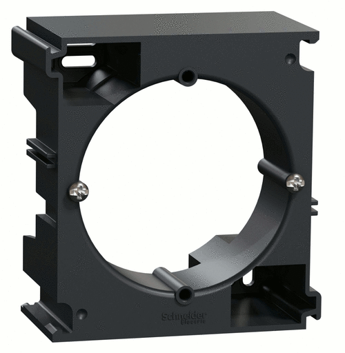 Коробка для внешнего монтажа наборная, Sedna Design (Черный)