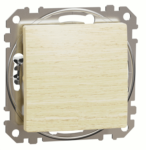 Выключатель 1-кл. (сх.1), Sedna Elements (Береза)