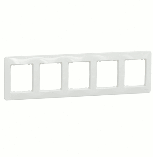 Рамка 5-місна, Sedna Design (білий)