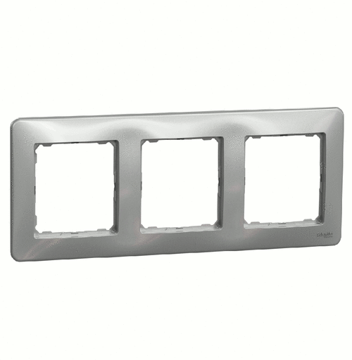 Рамка 3-місна, Sedna Design (алюміній)