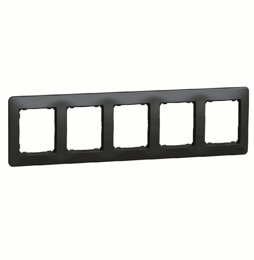 Рамка 5-місна, Sedna Design (чорний)