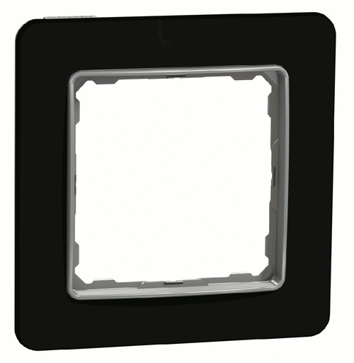 Рамка 1-местная, Sedna Elements (Стекло Черный)