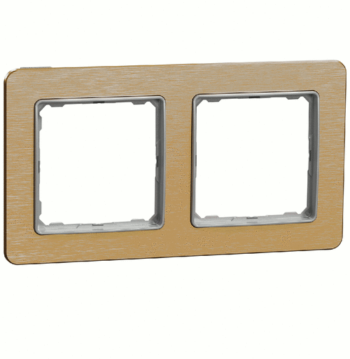 Рамка 2-местная, Sedna Elements (Матовый Золото)