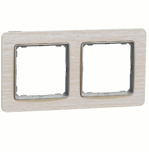 Рамка 2-местная, Sedna Elements (Береза)
