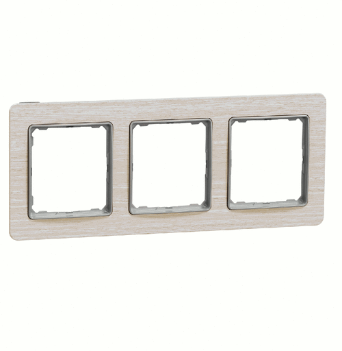 Рамка 3-місна, Sedna Elements (береза)