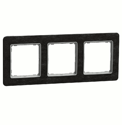 Рамка 3-місна, Sedna Elements (камінь)