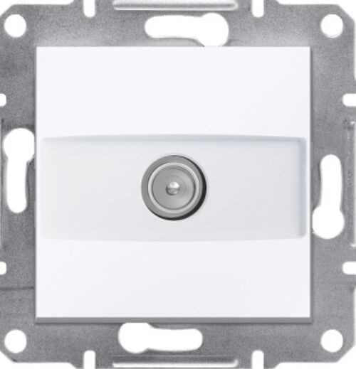 TV розетка конечная без рамки Белый Asfora Schneider Electric EPH3270121