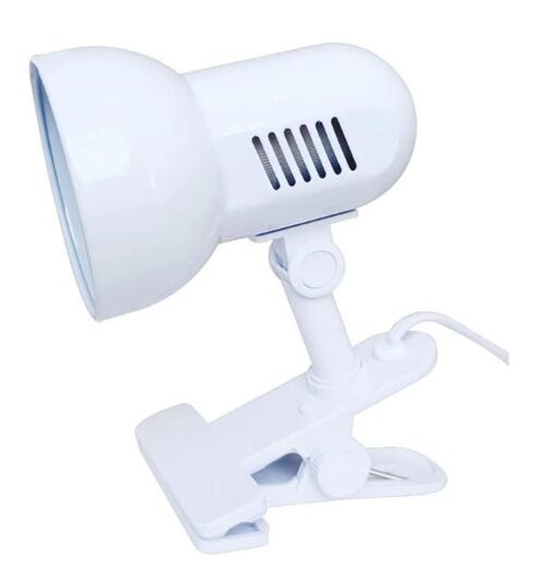 Настільна лампа PANAN CLASSIC CLIP 40Вт 220V E27 на кліпсі Біла метал/пластик Osram 4099854364167