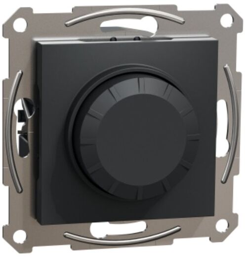 Поворотний LED димер, 230 В, 370 Вт без рамки Антрацит Asfora Schneider Electric