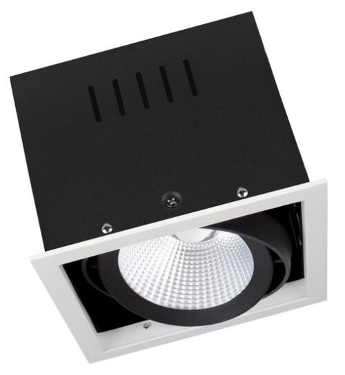 SP MULTI 1x30W/3000K FL WT/BK Вбудований точковий поворотний світильник Ledvance