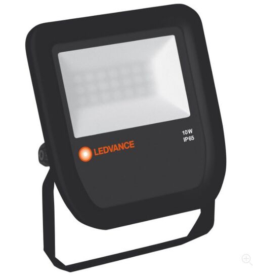 FLOOD LED 10W/4000K BK 100DEG IP65 фонарь светодиодный прожектор Ledvance