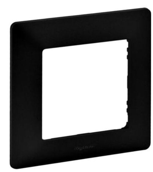 Valena LIFE Рамка 1-постова. Колір Чорний матовий Legrand 754251