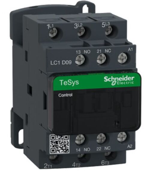 Контактор TeSys D 3Р для двигуна до 9A/690V AC-3/3e (4kW при 400V)