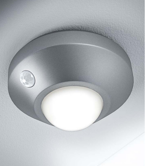 Ночник 1,7Вт белый NIGHTLUX CEILING WT с датчиком движения и освещенности 3x 1,5 V AA LEDVANCE фото 1