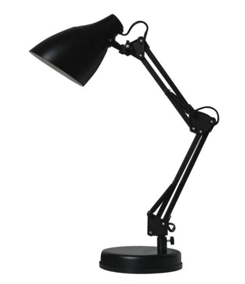 Настольна лампа PANAN CLASSIC PIXAR E27, черная Osram